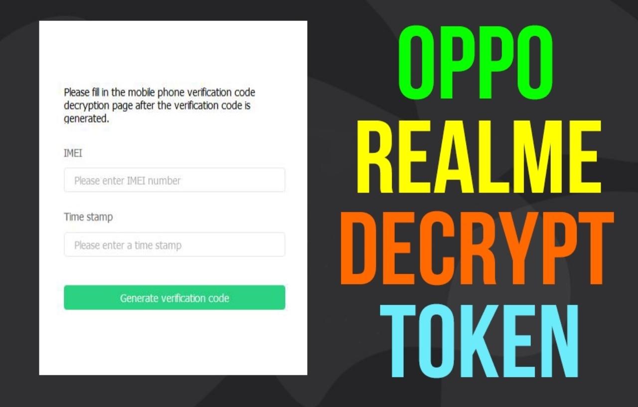 Decrypt Token OPPO / Realme [Manual]