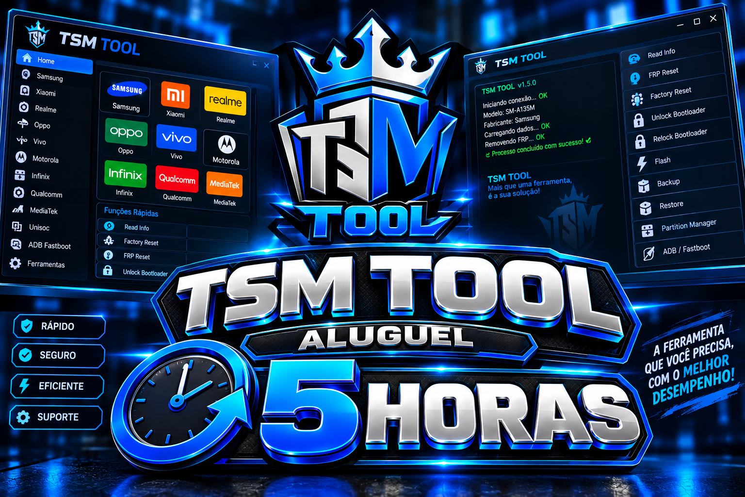 TSM Tool Pro – Aluguel de servidor por 5 horas (Servidor 2) [Atenção: Alterar a senha desativará sua conta]